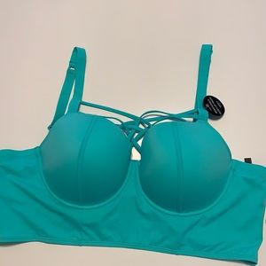 Torrid criss-cross bathing suit top